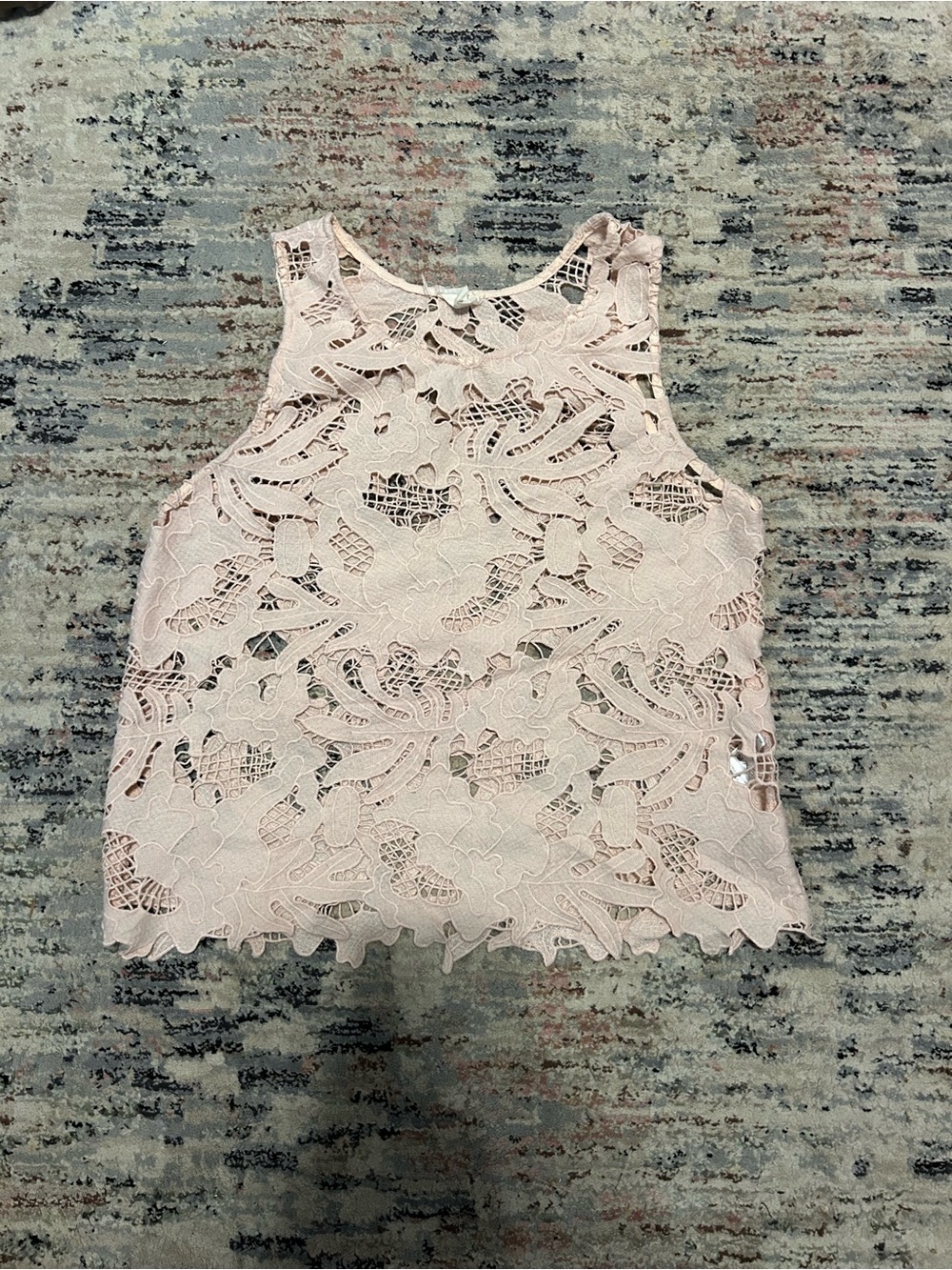 Pink Lace Top
